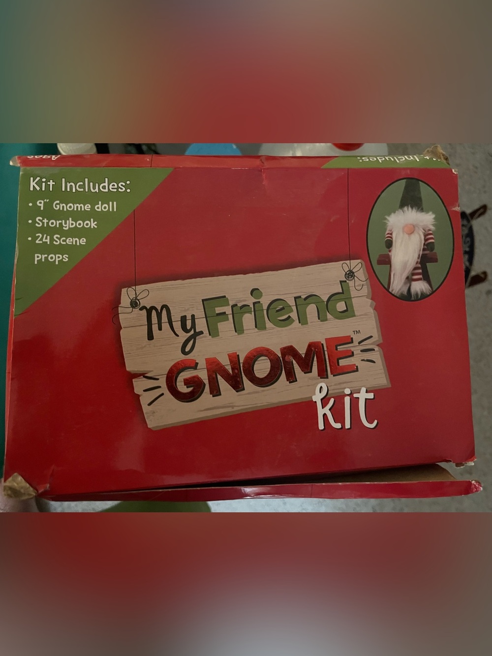My Friend Gnome Kit - Red and Green Holiday Craft